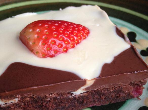 Schoko-Erdbeer-Kuchen