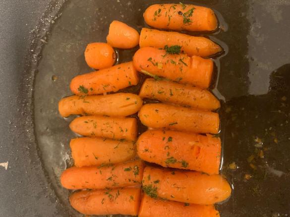 Honig - glasierte Karotten