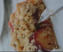 Pflaumenkuchen mit Mandel Streusel,  ohne Hefe