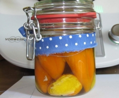 Gefüllte Mini Paprika in Öl