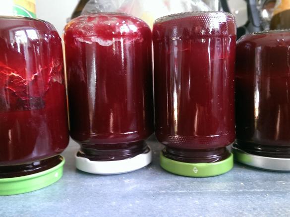 Rote Beete Konfitüre/Weihnachtlich