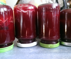 Rote Beete Konfitüre/Weihnachtlich