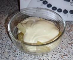 Eierlikörquark mit Obst