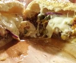 Mini-XXL Cheeseburger aus dem Backofen