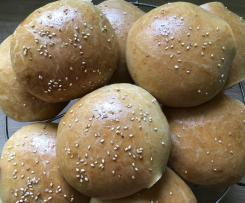 Burgerbrötchen traditionell und super lecker!