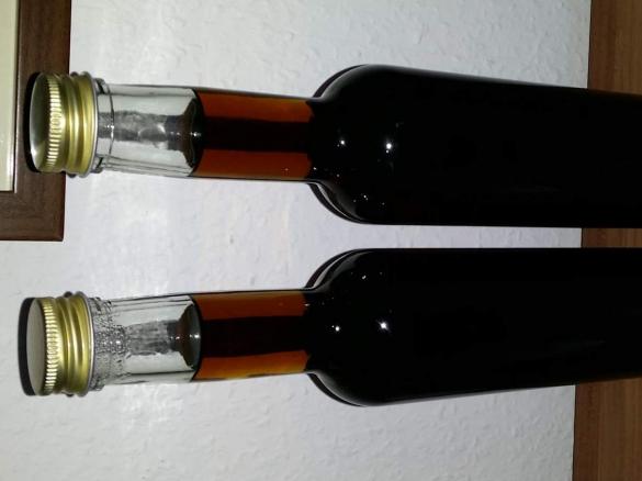 Bierlikör mit etwas Schuss