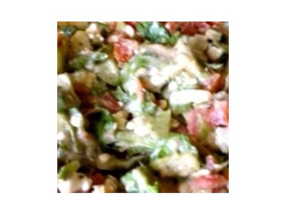 Variation von griechischem Bauernsalat