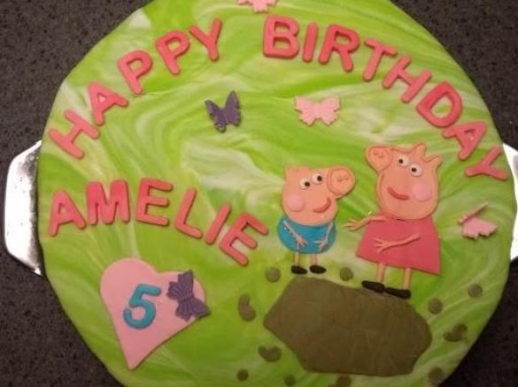 Motivtorte Peppa Wutz - Schokokuchen