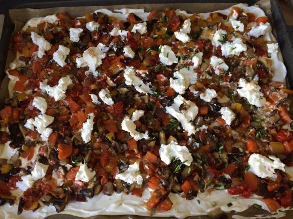 Flammkuchen Mediterran