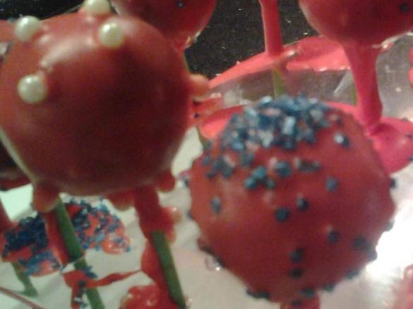 Weihnachliche Cake Pops