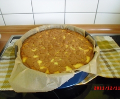Variation von Russischer Zupfkuchen mit Kirschen