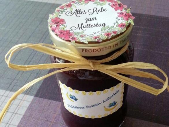 Heidelbeer-Banane-Aufstrich