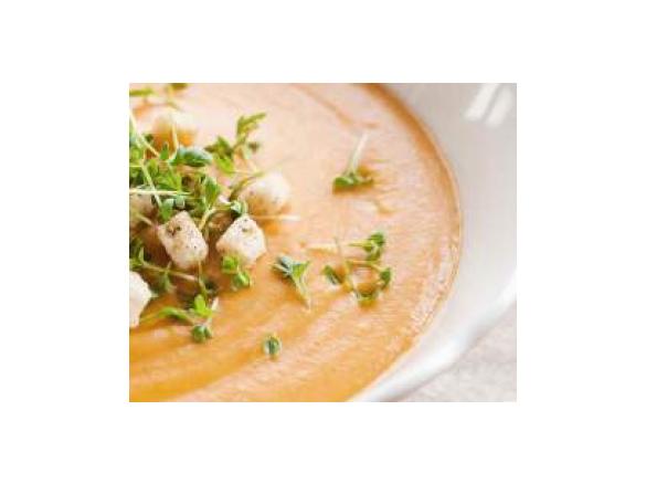 Rote Linsen-Kokos-Suppe 