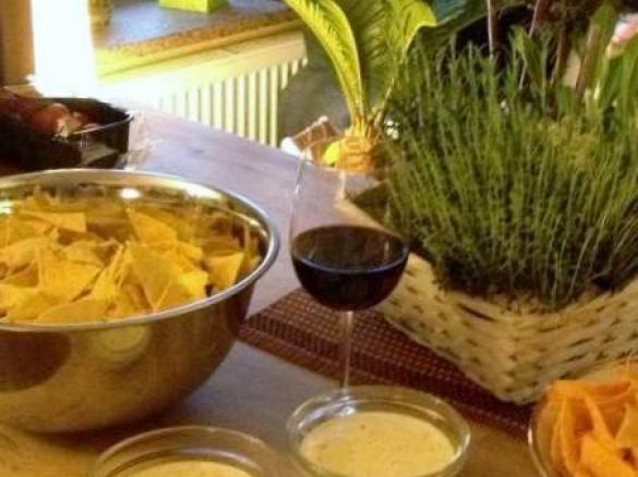 Käsedip für Nachos