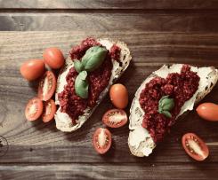 Blutrotes Zwiebelmett (vegan)