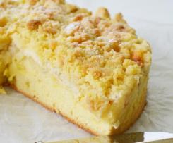 Veganer Apfel-Pudding-Streusel-Kuchen