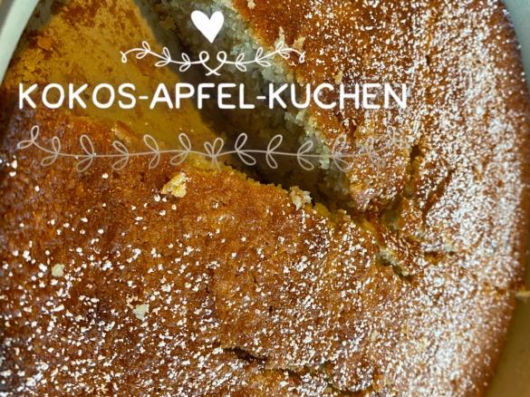 Saftiger Apfel-Kokos-Kuchen