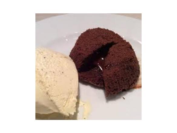 Schokomuffins á l'Italia mit flüssigem Schokokern