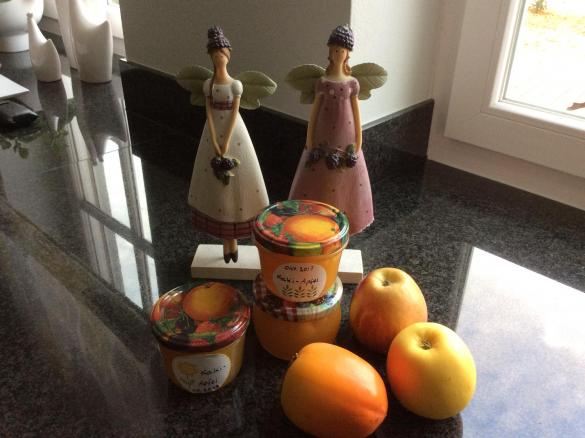 Kaki-Apfel-Marmelade