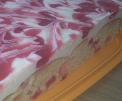 Rhabarber-joghurt schnitten