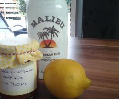 Kokos Nektarinen Konfitüre mit Malibu