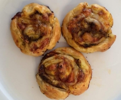 Tomaten-Pesto-Schnecken