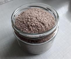 Cappuccino-Pulver mit Zartbitterschokolade