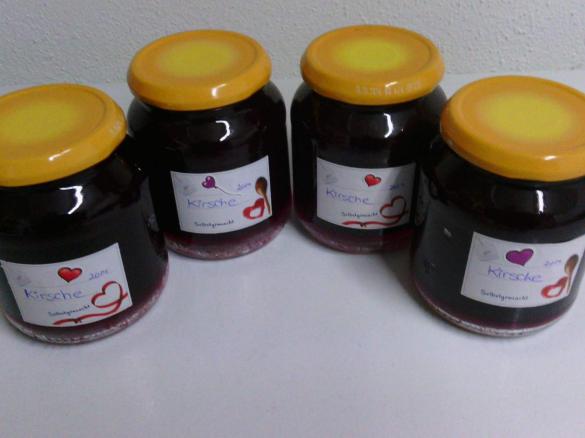 Kirschmarmelade / Kirschkonfitüre 
