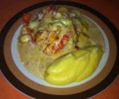 Rindergeschnetzeltes-Auflauf