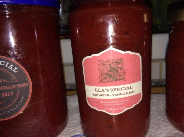 Erdbeer-Vanille Marmelade