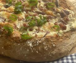 Brizza a la Thermomix Brezel Pizza