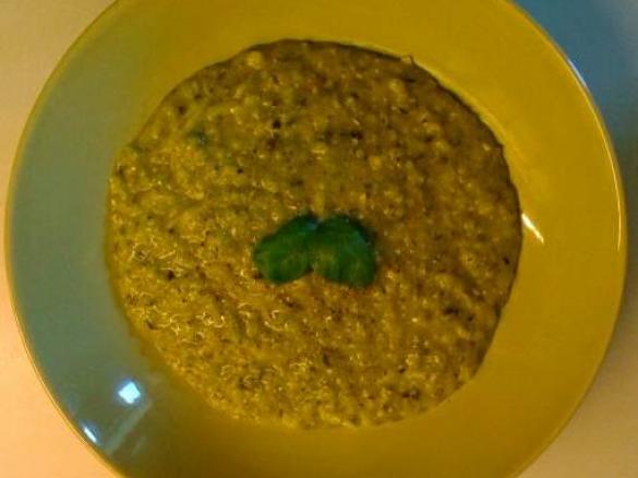 Spargel Risotto mit Bärlauch Pesto