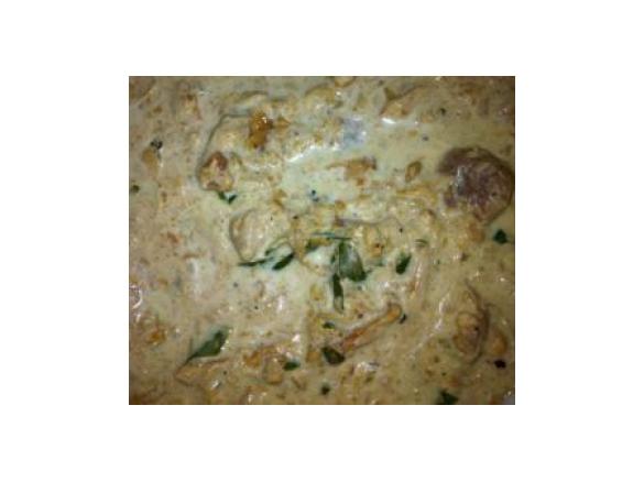 Pfifferlinge auf Pfannkuchen