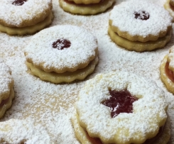 Weihnachtsplätzchen "Linzer Art" sooo lecker!!