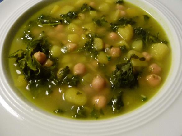 Grünkohl-Kichererbseneintopf asiatisch-vegan