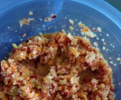 Radieschen-Apfel-Rohkost