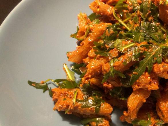 Rucola-Pesto Nudelsalat