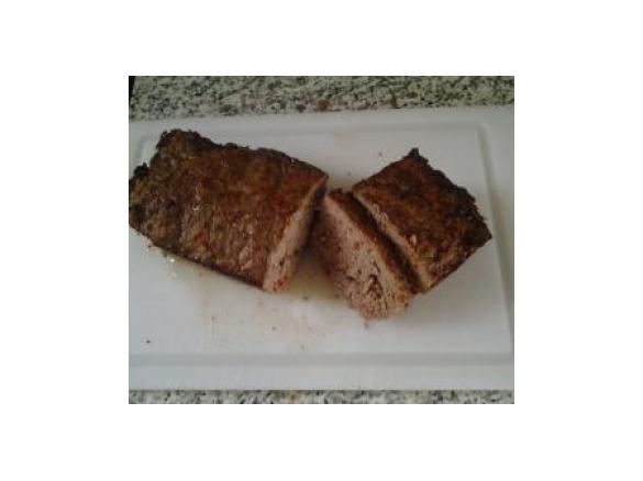 Hackbraten mit Paprika