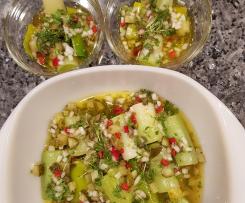 Gerrys Lauchsalat mit geiler Vinaigrette