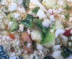 Blumenkohl-Zucchini-Salat