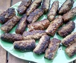 Griechische Hackröllchen  Κεμπάπια (kebapia)