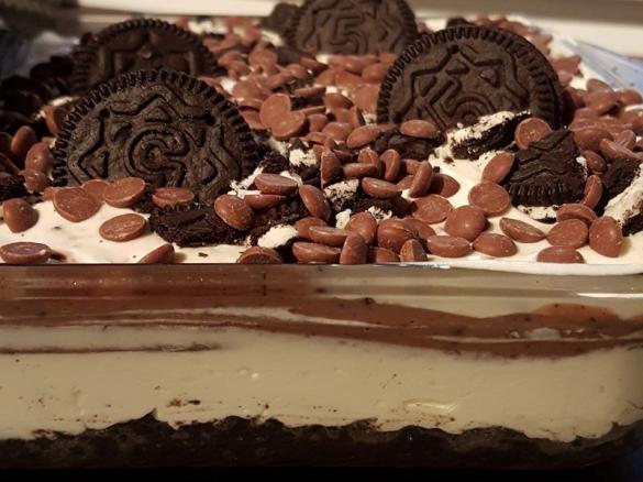 Oreo-Keks-Lasagne ohne backen