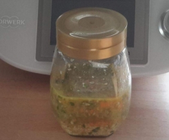 Gemüsebrühe mit Nudeln to go