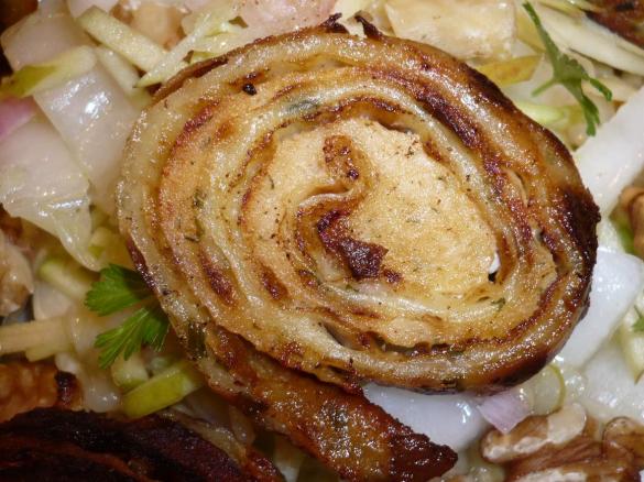 Lachs-Forellen-Röllchen (Crepes )