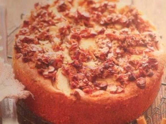 Dinkel-Apfel-Walnuß-Kuchen