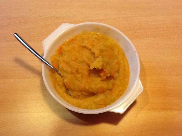 Variation von Möhren-Durcheinander