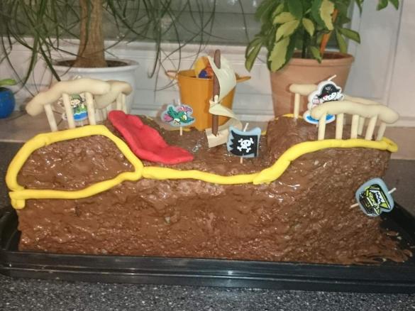Geburtstagstorte Piratenschiff