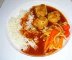 Schweinefleischbällchen süß-sauer