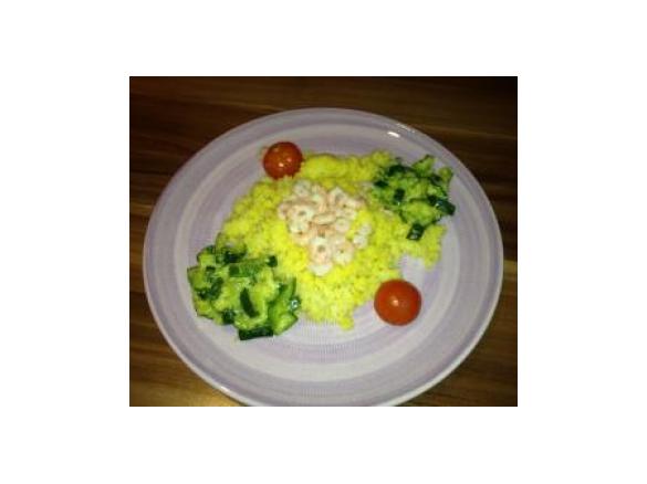 Cous Cous mit Garnelen