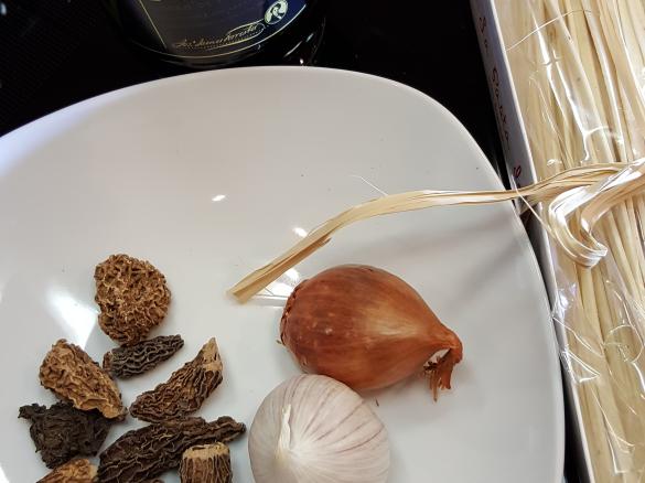 Gerrys Morcheln mit Tagliatelle und Portwein